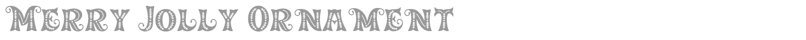 Merry Jolly font preview